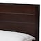 Baxton Studio Catalina Dark Brown-Finished Wood Full Platform Bed 143-7863 - alternate 7